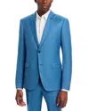 John Varvatos Sharkskin Slim Fit Suit Jacket In Blue