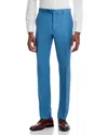 John Varvatos Sharkskin Slim Fit Suit Pants In Blue
