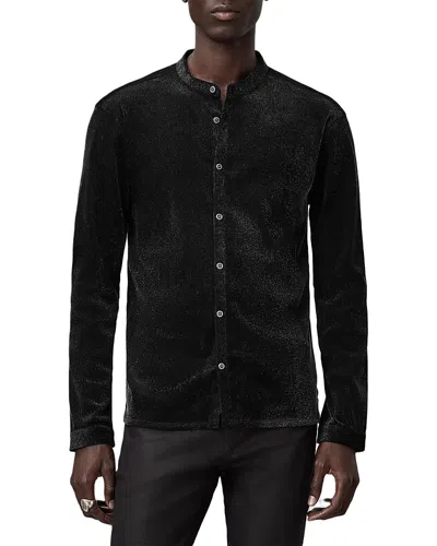 John Varvatos Siena Long Sleeve Shirt In Black