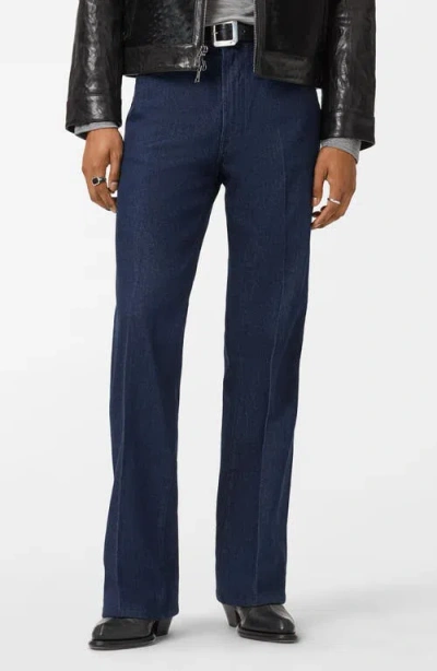 John Varvatos Silas Straight Leg Jeans In Blue