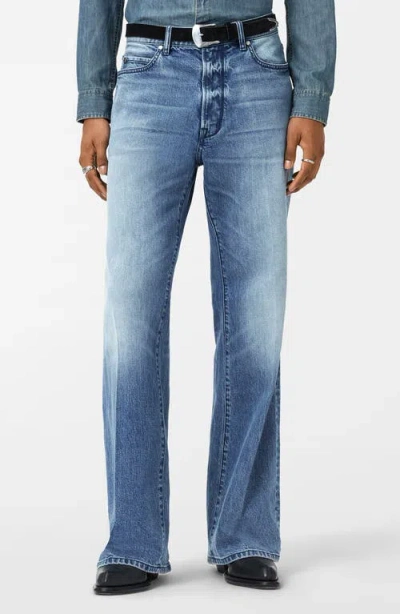 John Varvatos Silas Straight Leg Jeans In Blue