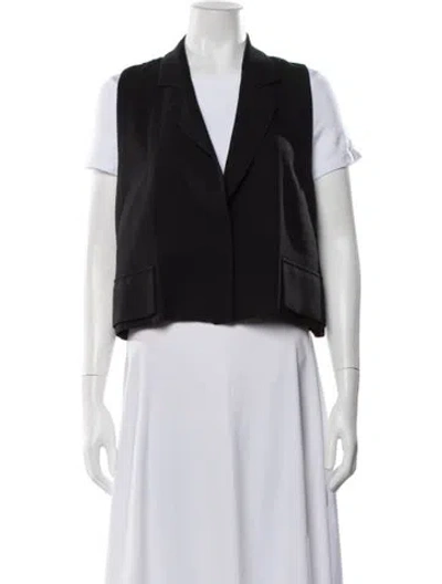 Pre-owned John Varvatos Silk Vest In Black