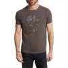 John Varvatos Applique Skull Short Sleeve Crewneck Tee In Kalamata