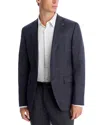 John Varvatos Slim Fit Plaid Sport Coat In Gray