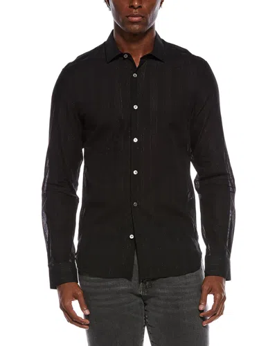 John Varvatos Slim Fit Stella Shirt In Black