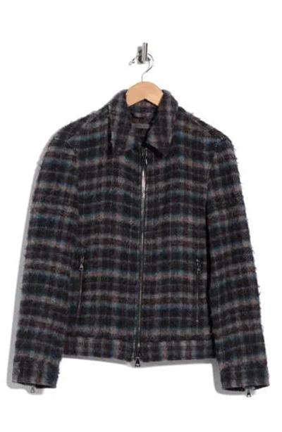 John Varvatos Slim Fit Virgin Wool Jacket In Black