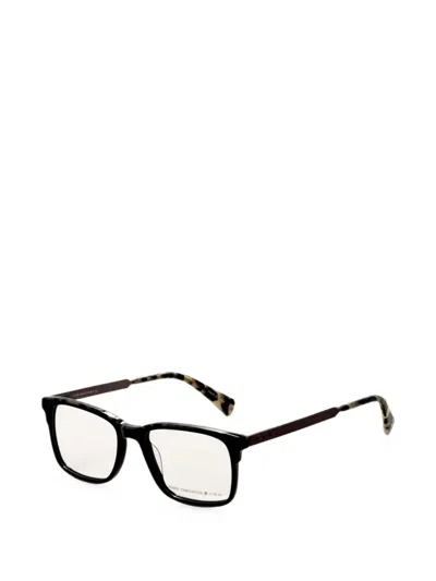 John Varvatos Square-frame Glasses In Black