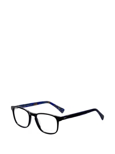 John Varvatos Square-frame Glasses In Black