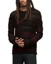 John Varvatos Stanly Burnout Stripe Sweater