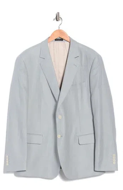John Varvatos Star Usa Hopsack Linen & Cotton Sport Coat In Gray