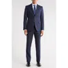 John Varvatos Star Usa Screen Weave Wool Suit In Blue