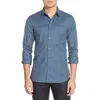 John Varvatos Star Usa Slim Fit Sport Shirt In Blue