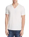 John Varvatos Star Usa Slub V-neck Tee In Salt