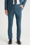 John Varvatos Star Usa Solid Wool Blend Pants In Green