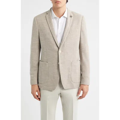 John Varvatos Star Usa Varick Slim Fit Tan Knit Sport Coat In Brown