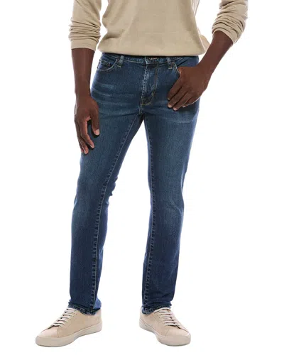 John Varvatos Star U.s.a. Wight Dark Indigo Skinny Straight Jean In Blue