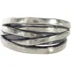 John Varvatos Tangle Sterling Silver Ring In Silver