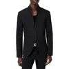 John Varvatos Theodore Black Linen Blend Jacket
