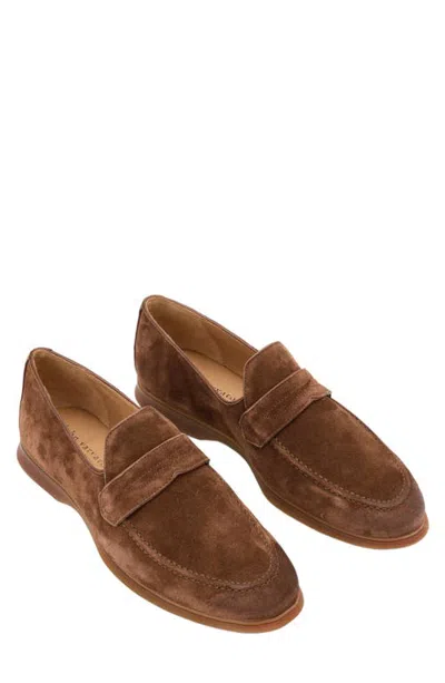 John Varvatos Thompson Keeper Penny Loafer In Animal Print