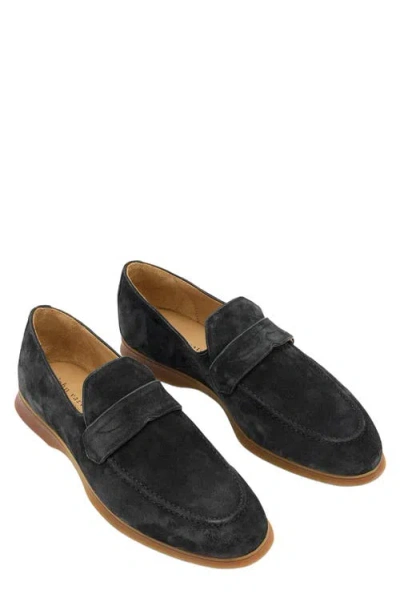 John Varvatos Thompson Keeper Penny Loafer In Black