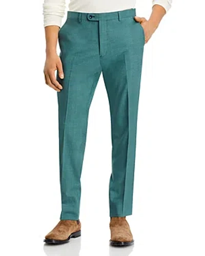 John Varvatos Street Flat Front Slim Fit Suit Pants In Green