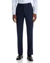 John Varvatos Tonal Plaid Slim Fit Suit Pants In Blue