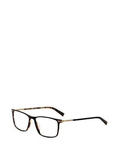 John Varvatos Tortoiseshell-effect Rectangle-frame Glasses In White