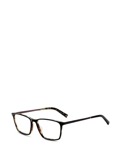 John Varvatos 톨토이즈셸 이펙트 직사각 프레임 안경 In Multi