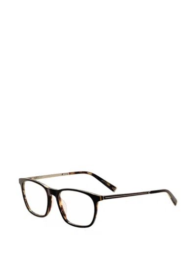 John Varvatos Tortoiseshell-effect Square-frame Glasses In Brown