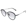 John Varvatos Troubadour Jv V531 Ngu Unisex Round Sunglasses In Blue