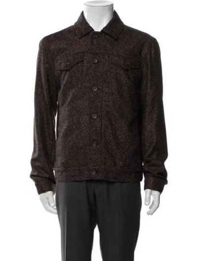 Pre-owned John Varvatos Tweed Pattern Sport Coat In Multicolor