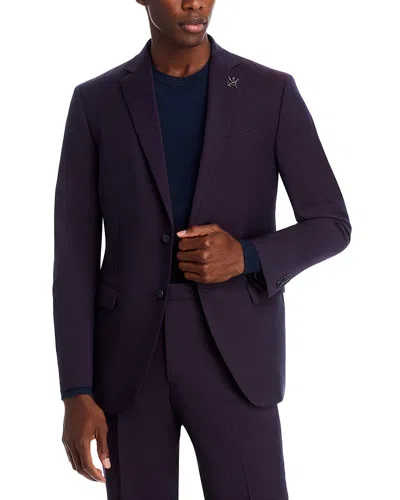 John Varvatos Twill Slim Fit Suit Jacket In Purple