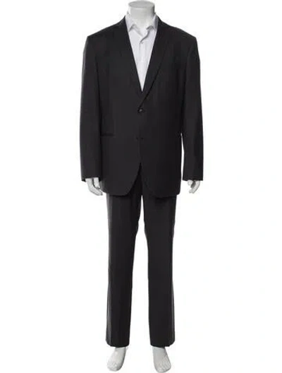 Pre-owned John Varvatos Two-piece Suit In Black