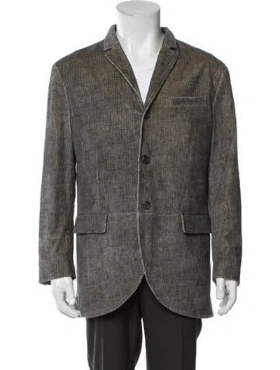 Pre-owned John Varvatos Utility Jacket In Brown