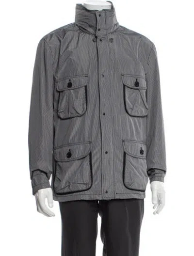Pre-owned John Varvatos Utility Jacket In Gray