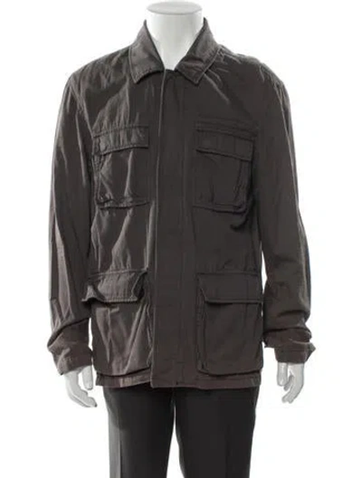 Pre-owned John Varvatos Utility Jacket In Gray