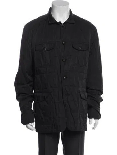 Pre-owned John Varvatos Utility Jacket In Gray