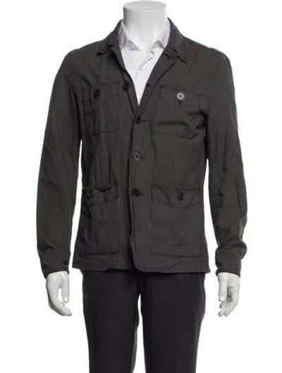 Pre-owned John Varvatos Utility Jacket In Gray