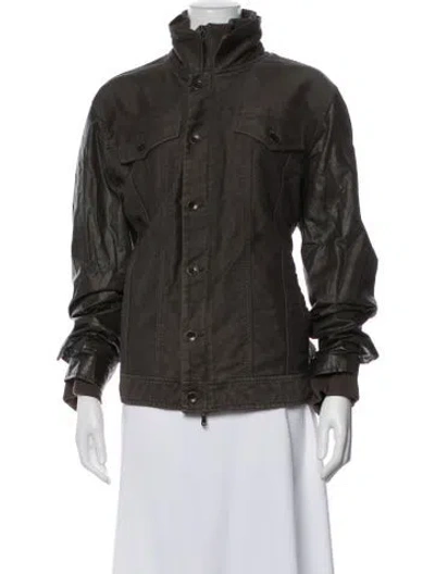 Pre-owned John Varvatos Utility Jacket In Green