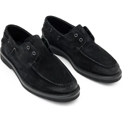 John Varvatos Varick Deck Shoe In Black