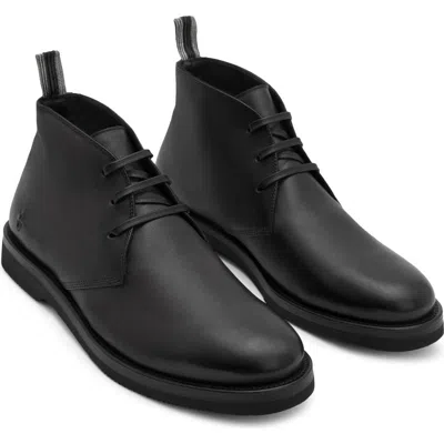 JOHN VARVATOS JOHN VARVATOS VARICK LEATHER CHUKKA BOOT