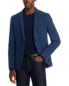 John Varvatos Varick Melange Jersey Sport Coat In Blue