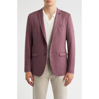 John Varvatos Varick Slim Fit Heathered Red Sport Coat