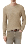 John Varvatos Vejano Regular Fit Mélange Sweater In Gray