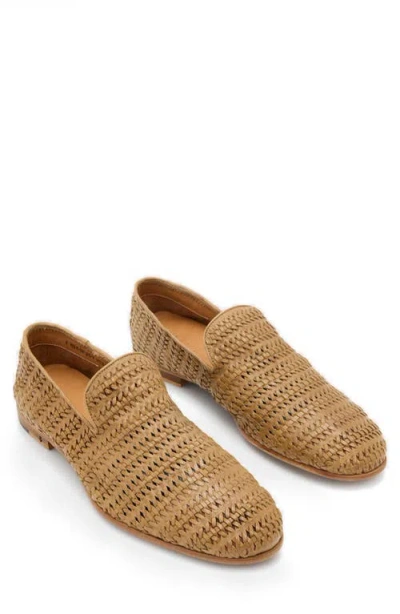 John Varvatos Venice Woven Slip On Shoe In Brown