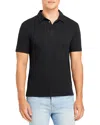John Varvatos Victor Peace Polo In Mineral Black