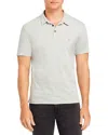 John Varvatos Victor Peace Polo In Light Gray
