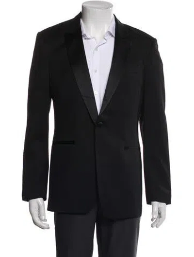 Pre-owned John Varvatos Virgin Wool Blazer In Blue