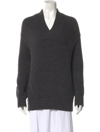Pre-owned John Varvatos V-neck Sweater In Gray