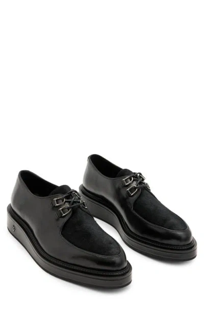 John Varvatos Von Genuine Shearling Creeper Derby In Black